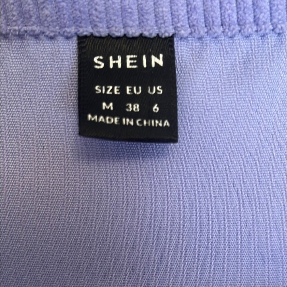 Purple Corduroy Shirt Jacket - Picture 2 of 3